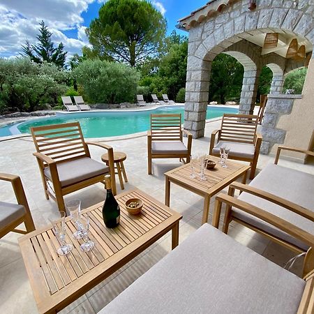 Maison Pour 12P, Piscine A Debordement Chauffee D'Avril A Octobre Inclus 吕奥姆 外观 照片