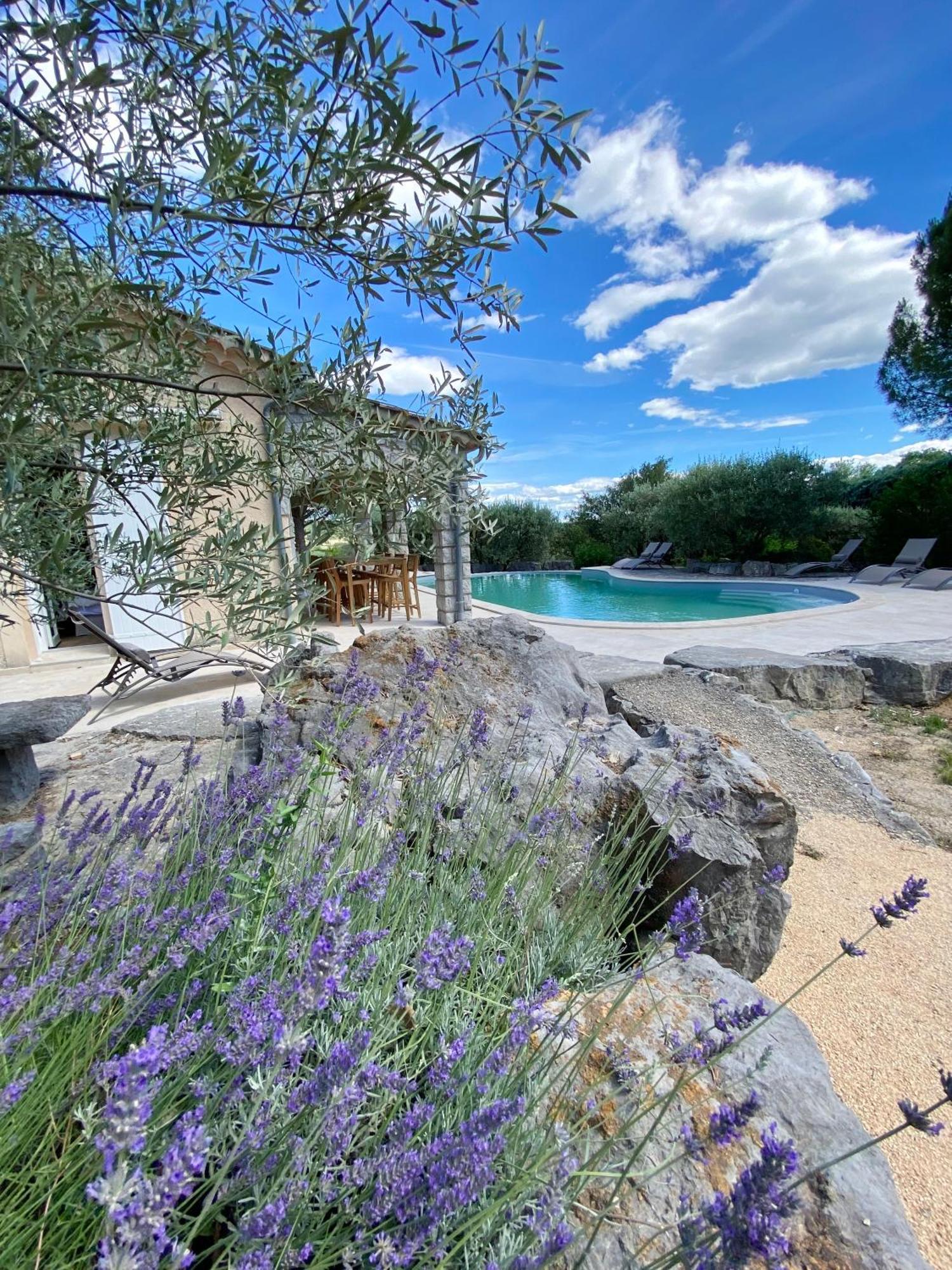 Maison Pour 12P, Piscine A Debordement Chauffee D'Avril A Octobre Inclus 吕奥姆 外观 照片